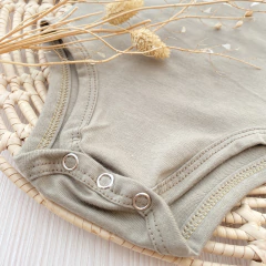 Body Verde Seco Manga Larga - YesBebes - Fabricante Ropa de Bebés