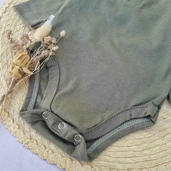 Body Botón Verde Oliva Manga Larga en internet