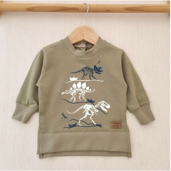 Buzo Rústico Dino Skeleton Verde - comprar online