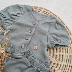 Conjunto de Lino Verde - comprar online