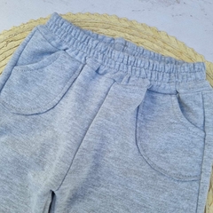 Jogger Friza Bolsillo Gris - comprar online