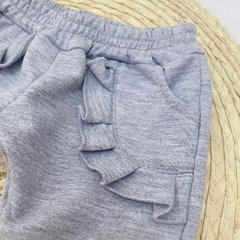 Jogger Rústico Volados Gris - comprar online