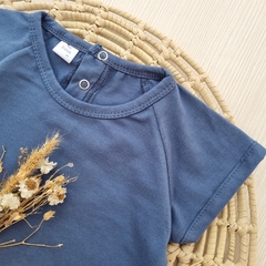 Remera Basic Azul Aero Manga Corta - comprar online