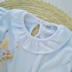 Remera Amelia Morley Blanca Manga Larga - comprar online