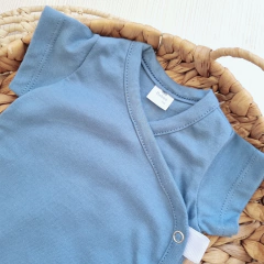 Body Kimono Azul Aero Manga Corta - comprar online