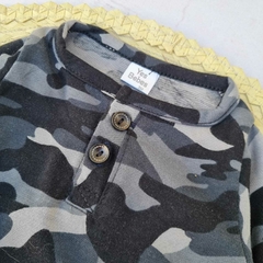 Body Botón Camuflado Manga Larga - comprar online
