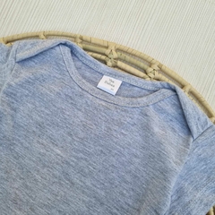 Body Gris Claro Melange manga Corta - comprar online