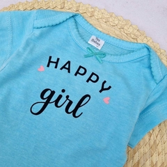 Body Happy Girl Turquesa con Moño Manga Corta - comprar online