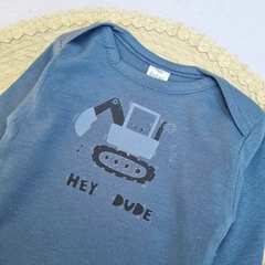 Body Hey Dude Azul Aero Manga Larga - comprar online