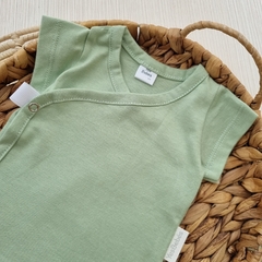 Body Kimono Verde Manzana Manga Corta - comprar online