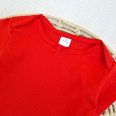 Body Rojo con Moño manga Corta - comprar online