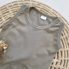 Body Musculosa Lisa Verde Seco - comprar online