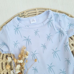 Body Morley Palmeras Manga Corta - comprar online