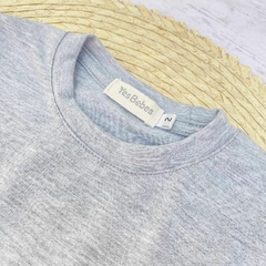 Remera Colegial Gris Basic - comprar online
