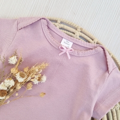 Body Rosa Viejo con Moño manga Corta - comprar online