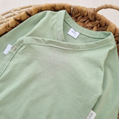 Body Kimono Verde Manzana Manga Larga - comprar online