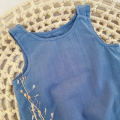 Body Tusor Musculosa Azul Aero - comprar online