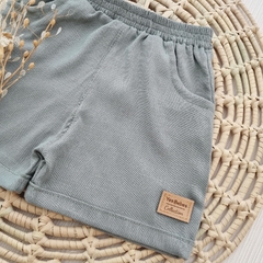 Bermuda de Lino Verde - comprar online