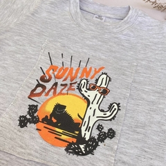 Remera Sunny Blanco Melange - comprar online