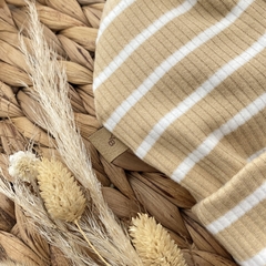 Gorro Rayado Tostado Gamuzado - YesBebes - Fabricante Ropa de Bebés