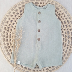 Enterito Tusor Verde Pastel