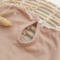 Remera Emily Manga Larga Tostado - YesBebes - Fabricante Ropa de Bebés