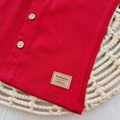 Camisa Lino Rojo - comprar online