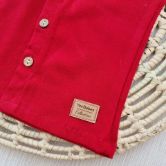 Camisa Lino Rojo - comprar online