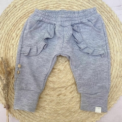 Jogger Rústico Volados Gris