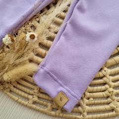 Calzas Gamuzadas Lisa Orquidea - YesBebes - Fabricante Ropa de Bebés