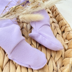 Medio Osito Gamuzado Orquidea - YesBebes - Fabricante Ropa de Bebés