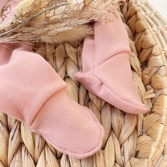 Medio Osito Gamuzado Rosa Viejo - YesBebes - Fabricante Ropa de Bebés