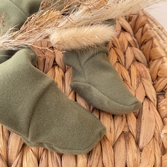 Medio Osito Gamuzado Verde Oliva - YesBebes - Fabricante Ropa de Bebés