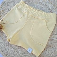 Short Amarillo Bolsillo Rústico en internet