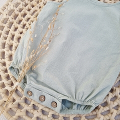 Body Tusor Musculosa Verde Pastel en internet