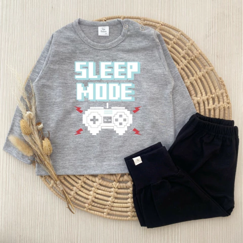 Pijama 2 Piezas Largo Sleep Mode - comprar online