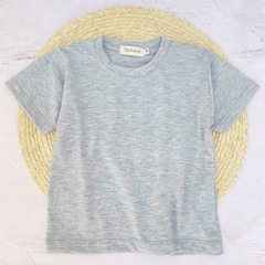 Remera Colegial Gris Basic