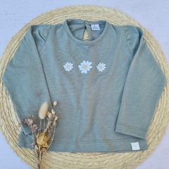 Remera Princesa Margarita Verde Manga Larga