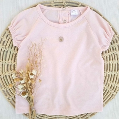 Remera Princesa Rosada Manga Corta