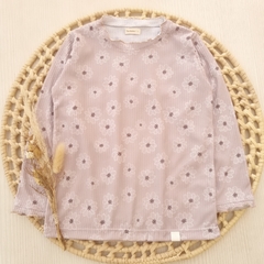 Remera Morley Rulotte Flores Manga Larga - comprar online