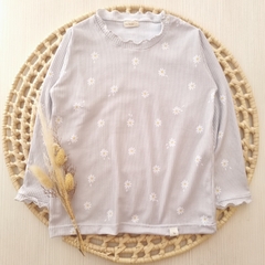 Remera Morley Rulotte Margaritas Manga Larga - comprar online