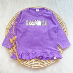 Remera Volados Gatitos Uva Manga Larga - comprar online