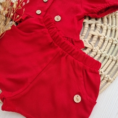 Conjunto de Lino Rojo en internet