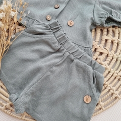 Conjunto de Lino Verde en internet