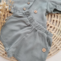 Conjunto de Lino Verde en internet