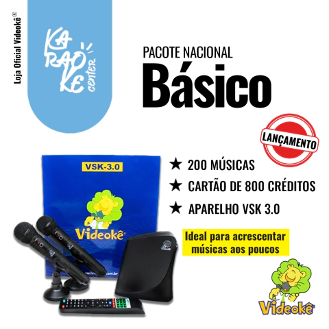 200 músicas - VSK-3.0 - Vídeokê Último Modelo Digital
