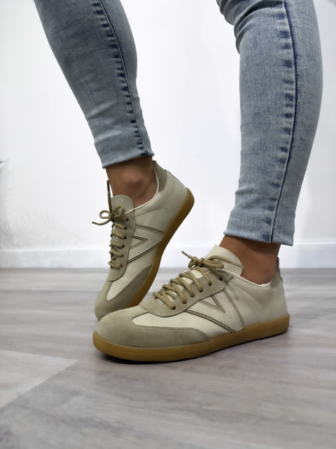 Zapatilla Urbana MACEDONIA – Cuero Natural - comprar online
