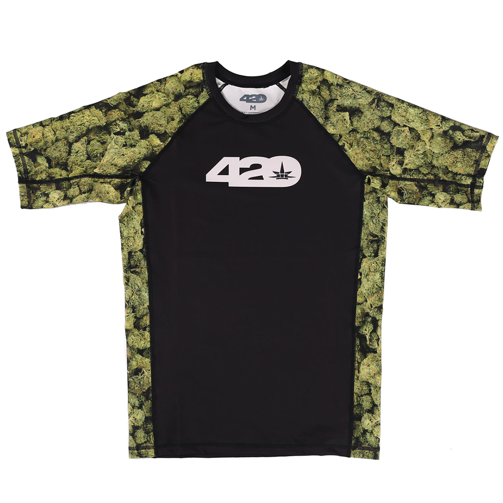 Rash Guard Green Buds