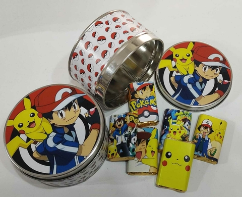 Lata con Chocolates Pokemon