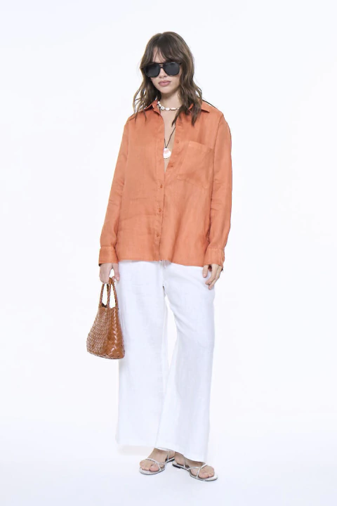 CAMISA NUSA NARANJA - comprar online